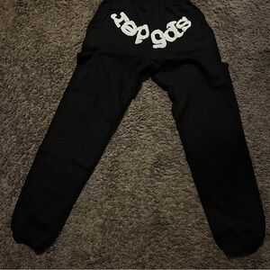 Black sp5der pants